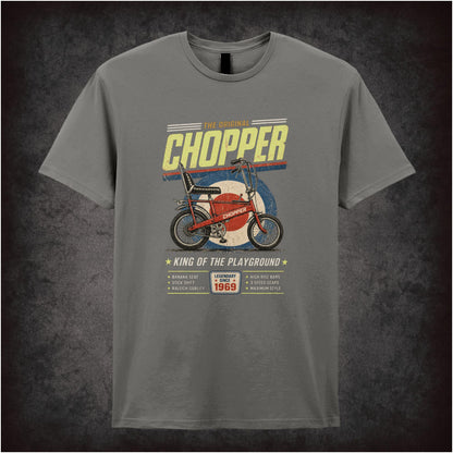 “‘Chopper bike’ T-shirt from Raleigh Chopper bicycle”