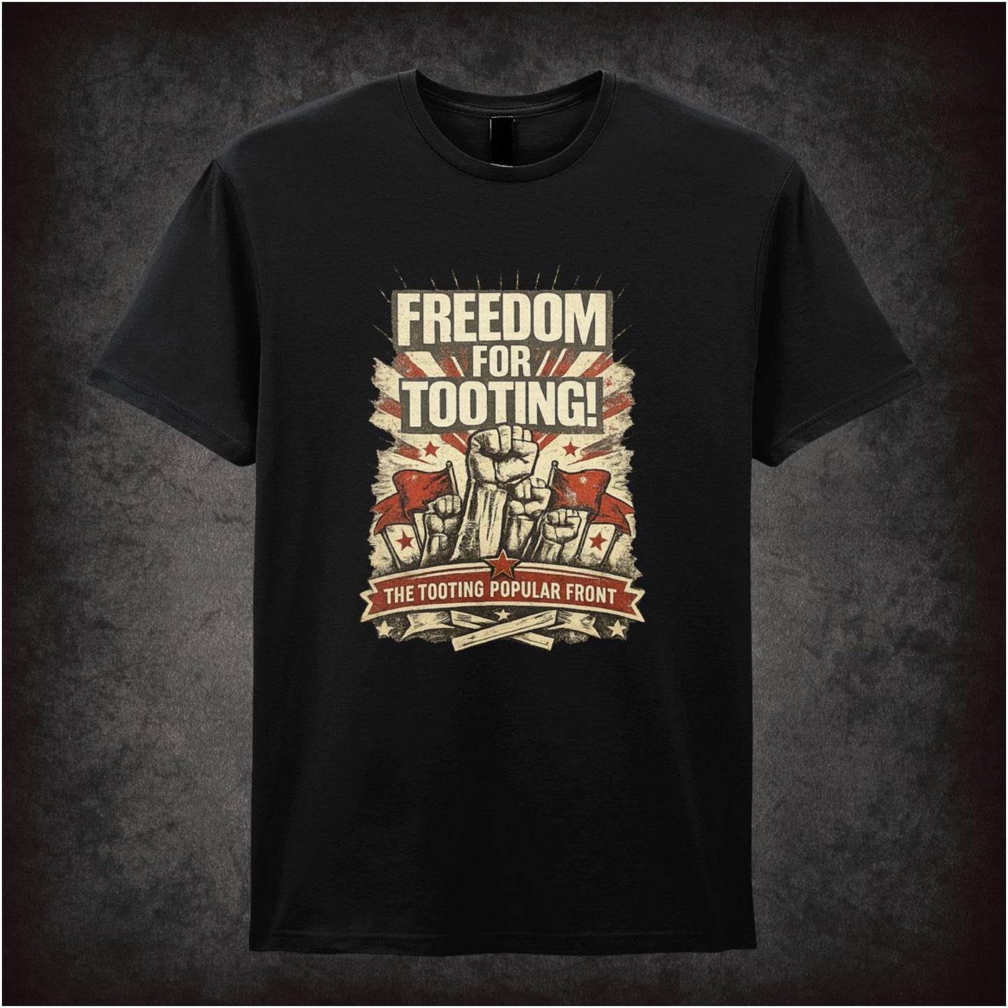 Freedom for Tooting! – Cult Comedy Graphic T-Shirt