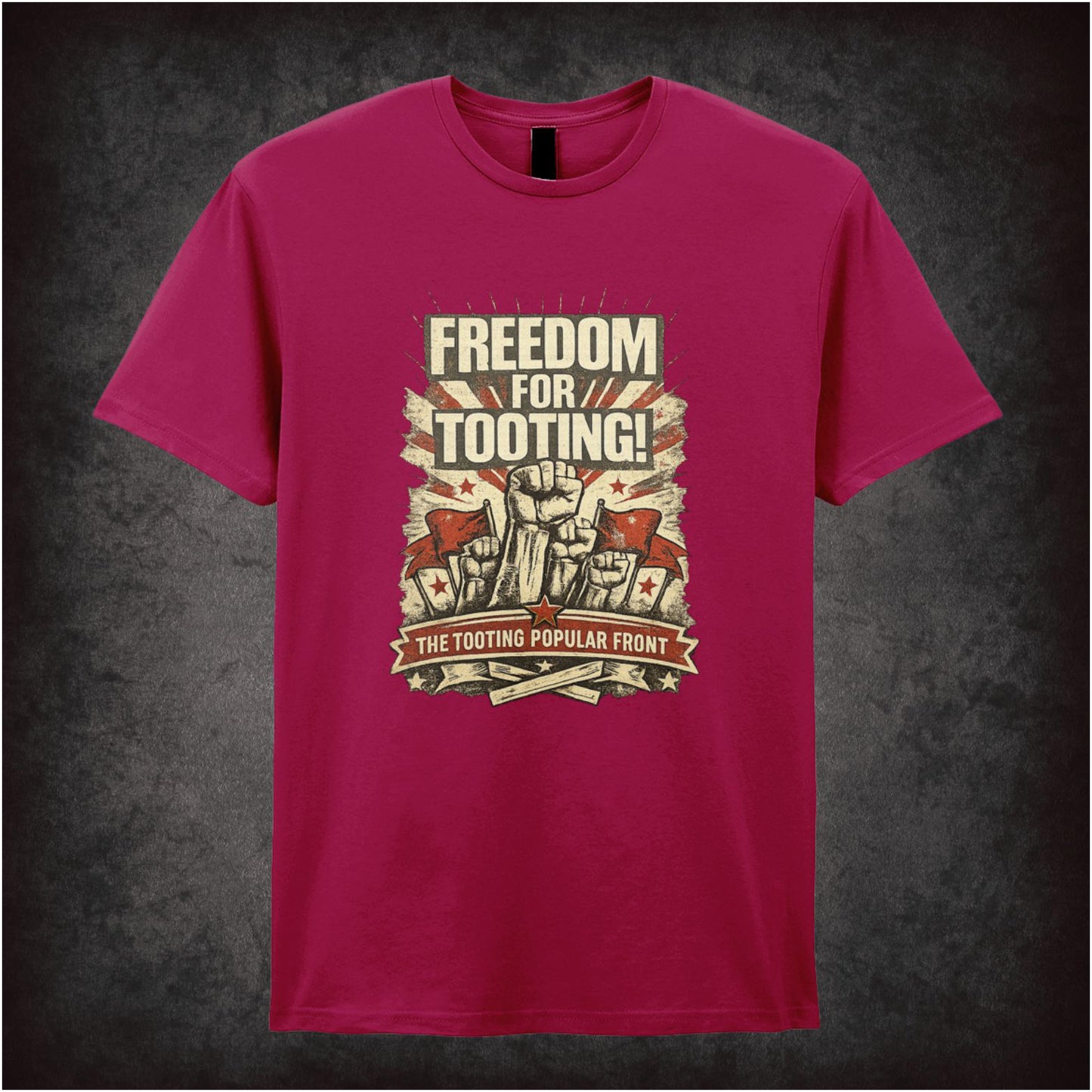 Freedom for Tooting! – Cult Comedy Graphic T-Shirt