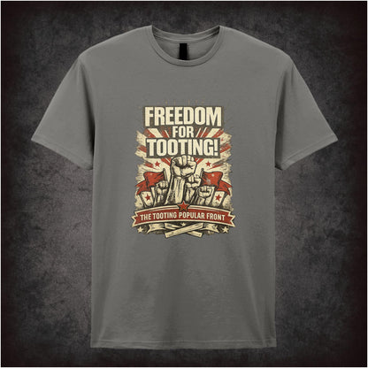 Freedom for Tooting! – Cult Comedy Graphic T-Shirt