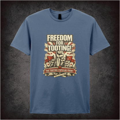 Freedom for Tooting! – Cult Comedy Graphic T-Shirt