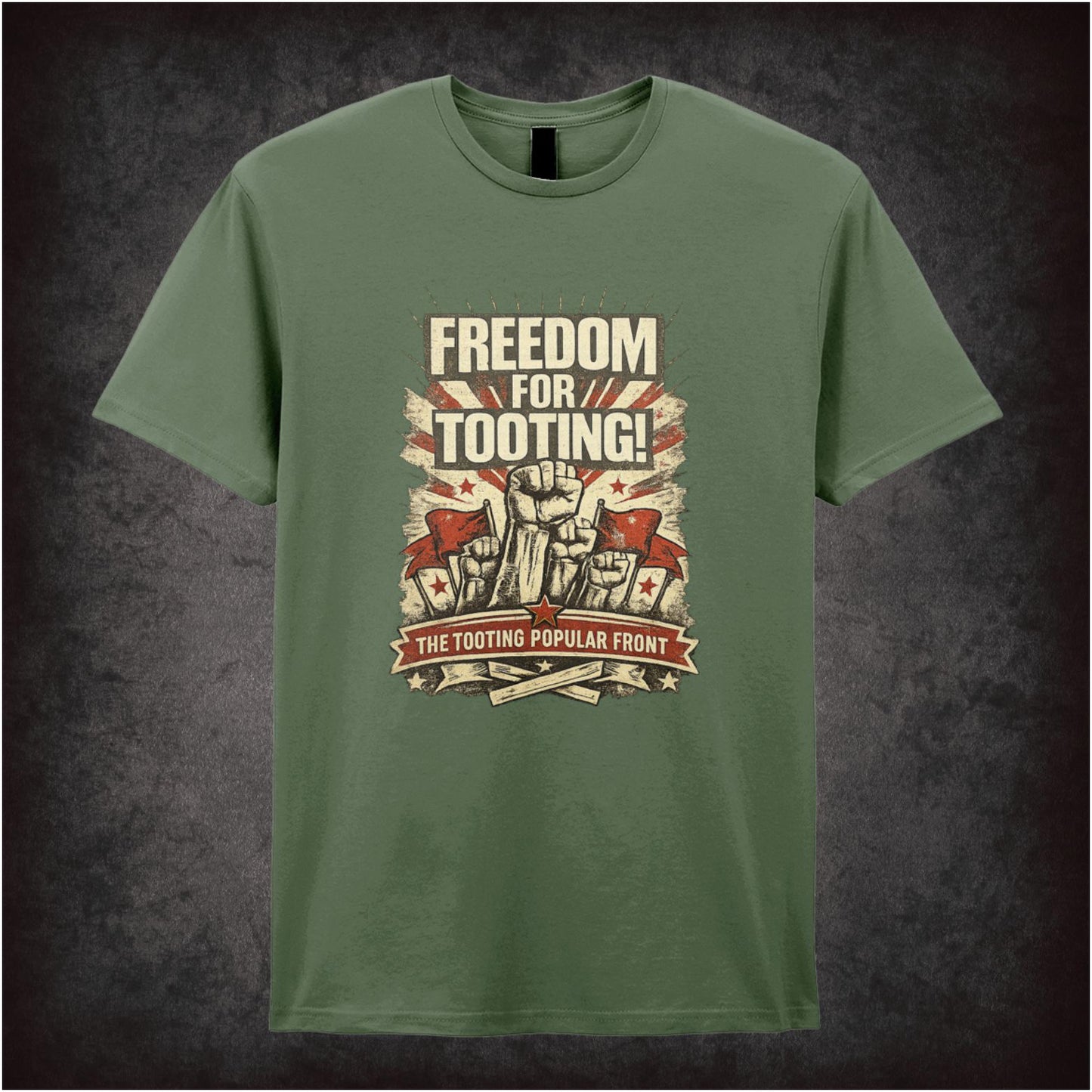 “‘Freedom for tooting!’ T-shirt from Citizen Smith”