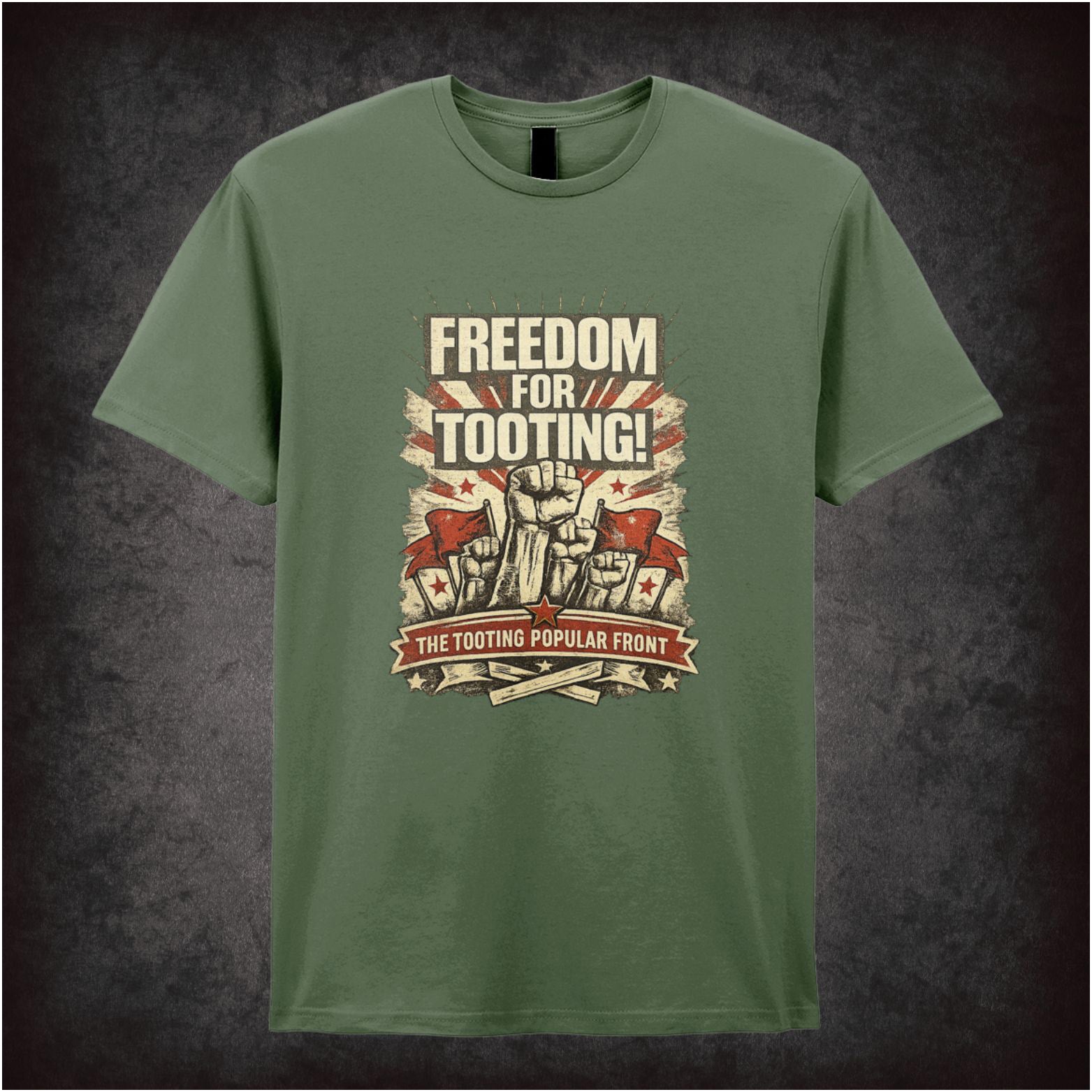 “‘Freedom for tooting!’ T-shirt from Citizen Smith”