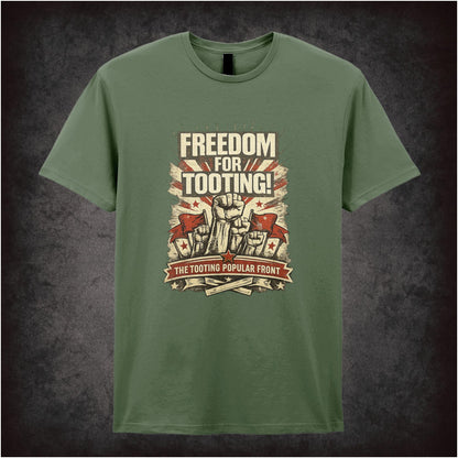 “‘Freedom for tooting!’ T-shirt from Citizen Smith”
