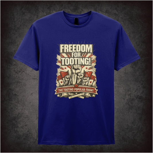 Freedom for Tooting! – Cult Comedy Graphic T-Shirt