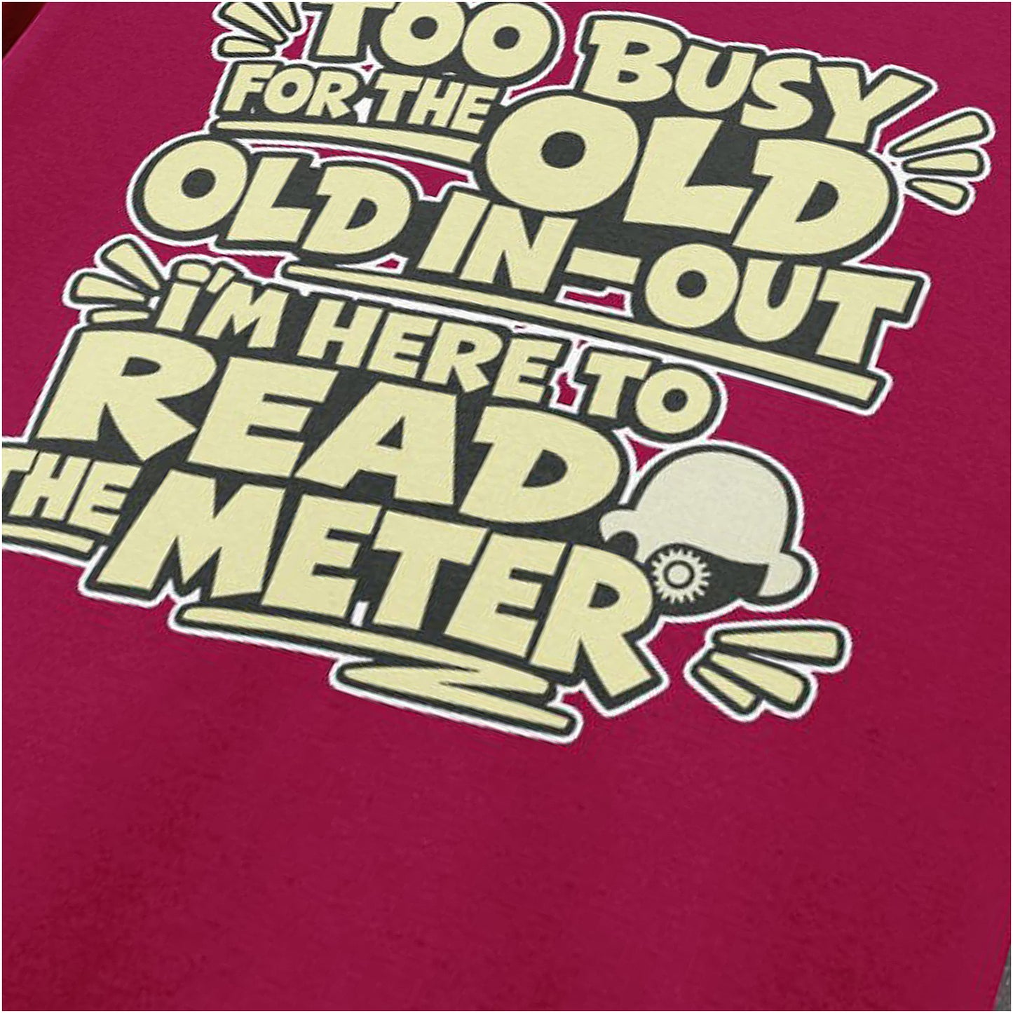 TOO BUSY FOR THE OLD IN-OUT