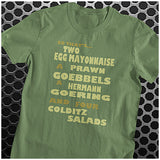 Colditz Salad - Fawlty Towers Inspired Unisex T Shirt