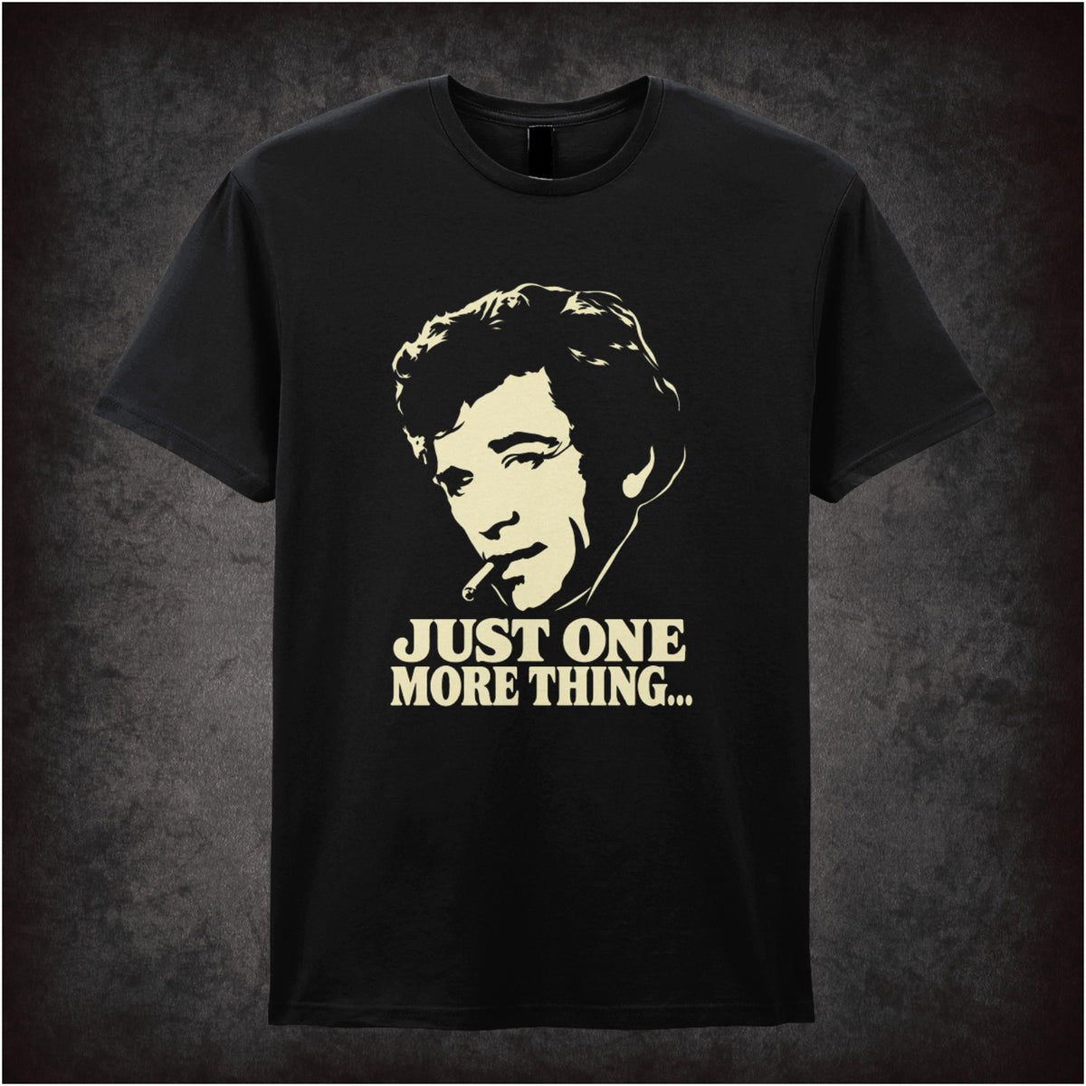 “Columbo ‘Just one more thing…’ T-shirt in black from Columbo”
