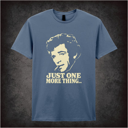 “Columbo ‘Just one more thing…’ T-shirt in indigo from Columbo”