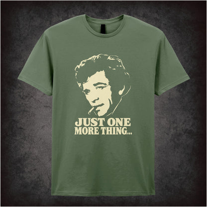 “Columbo ‘Just one more thing…’ T-shirt in military green from Columbo”