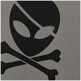 Alien Skull And Crossbones - UFO Unisex T Shirt