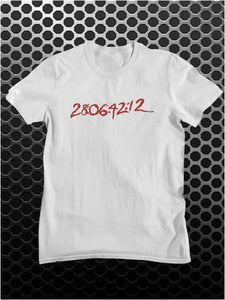 Flight Number, 28:06:42:12 - Donnie Darko Inspired Unisex T Shirt