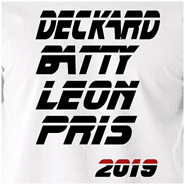 Deckard Batty Leon Pris 2019 - Blade Runner Inspired Unisex T Shirt