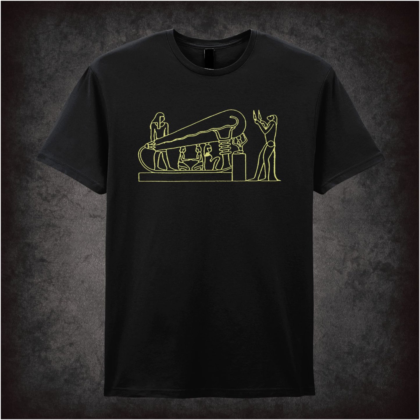 Dendera light relief ancient Egyptian temple T-shirt