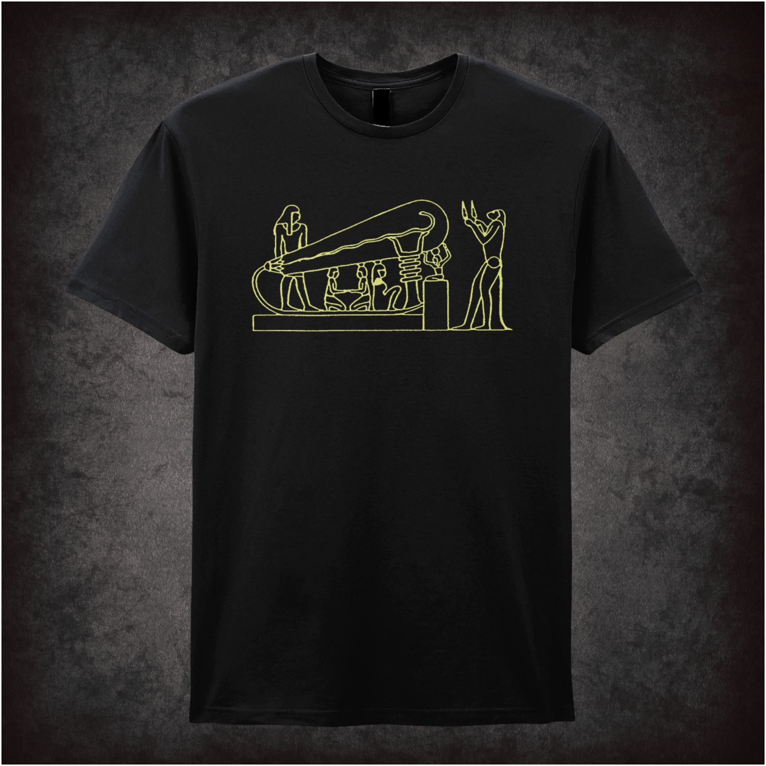 Dendera light relief ancient Egyptian temple T-shirt