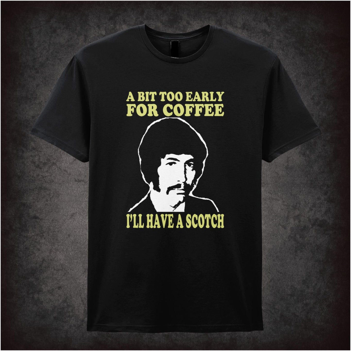 Department S – A Bit Too Early For Coffee I’ll Have a Scotch – Cult TV Graphic T-Shirt