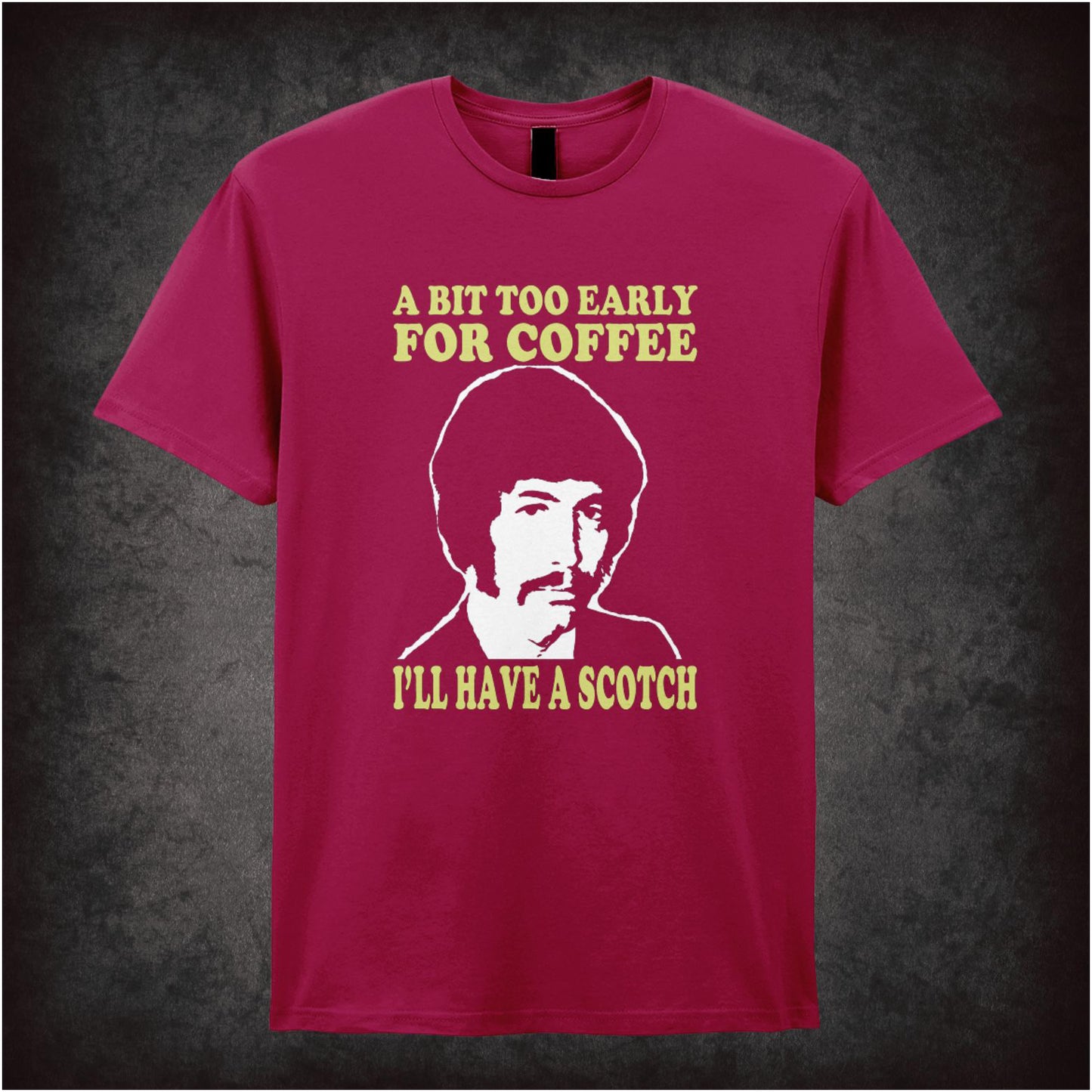 Department S – A Bit Too Early For Coffee I’ll Have a Scotch – Cult TV Graphic T-Shirt