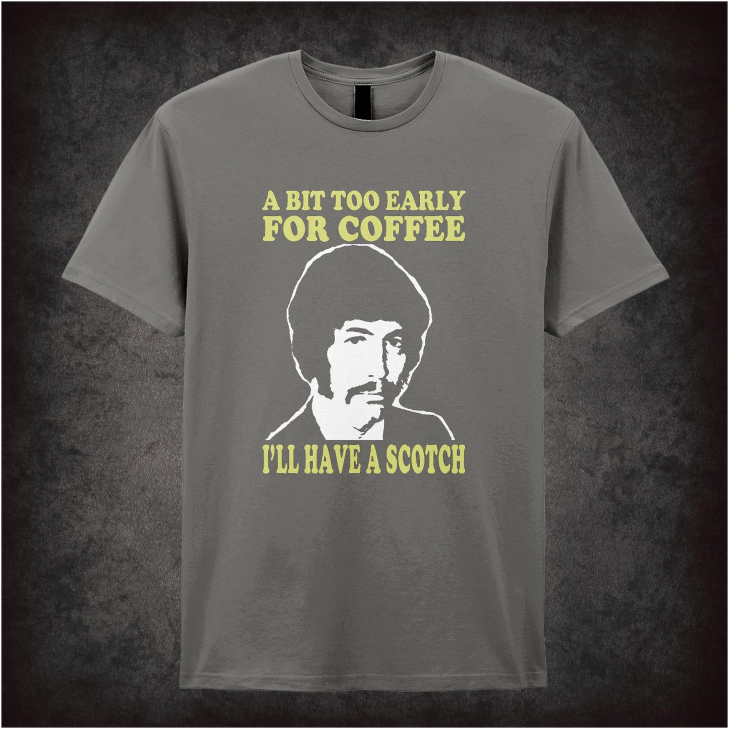 Department S – A Bit Too Early For Coffee I’ll Have a Scotch – Cult TV Graphic T-Shirt