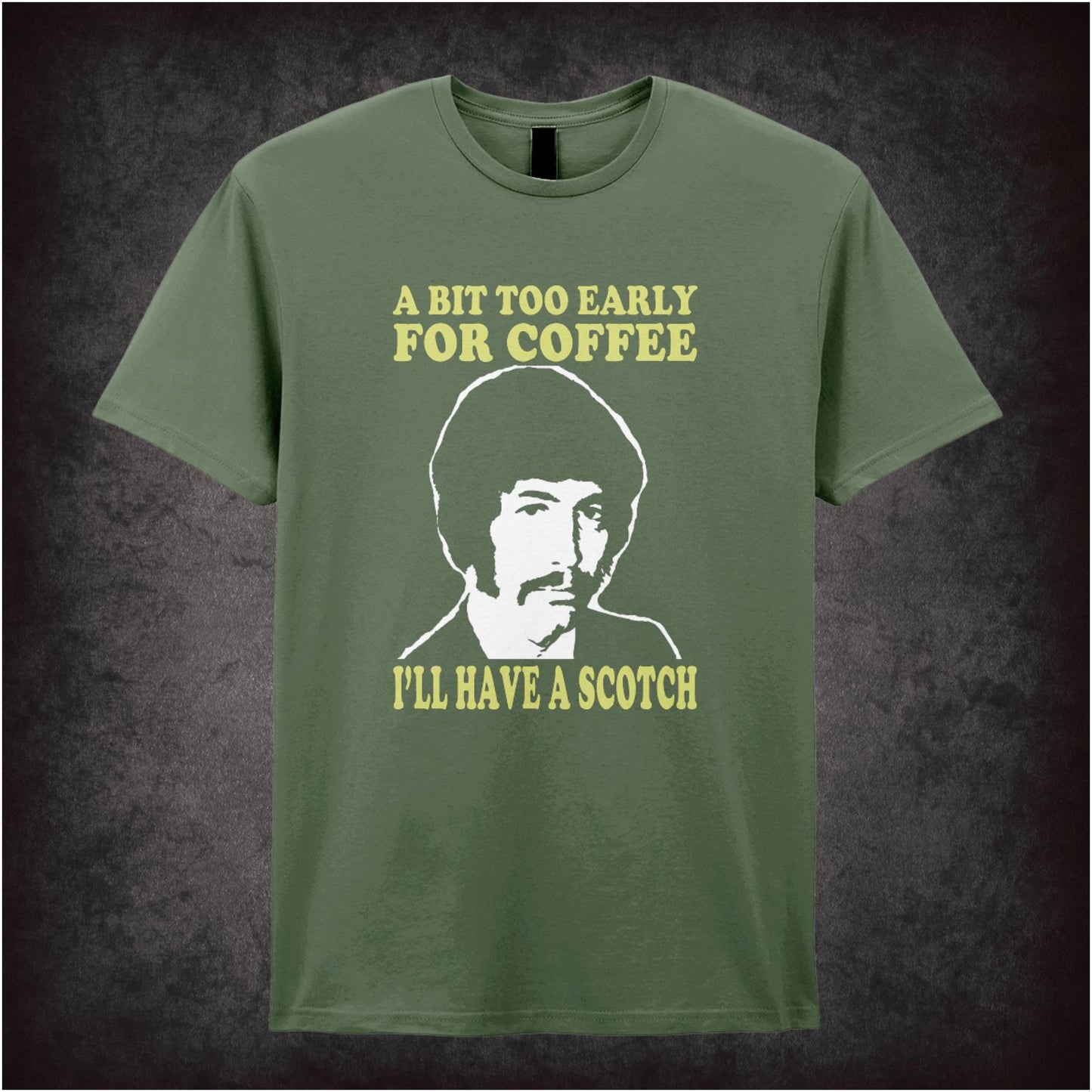 Department S – A Bit Too Early For Coffee I’ll Have a Scotch – Cult TV Graphic T-Shirt