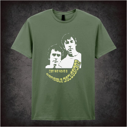 Can We Have a Sensible Discussion? – Cult Comedy Graphic T-Shirt