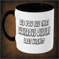Did You See That Ludicrous Display Last Night? – Two-Tone Mug