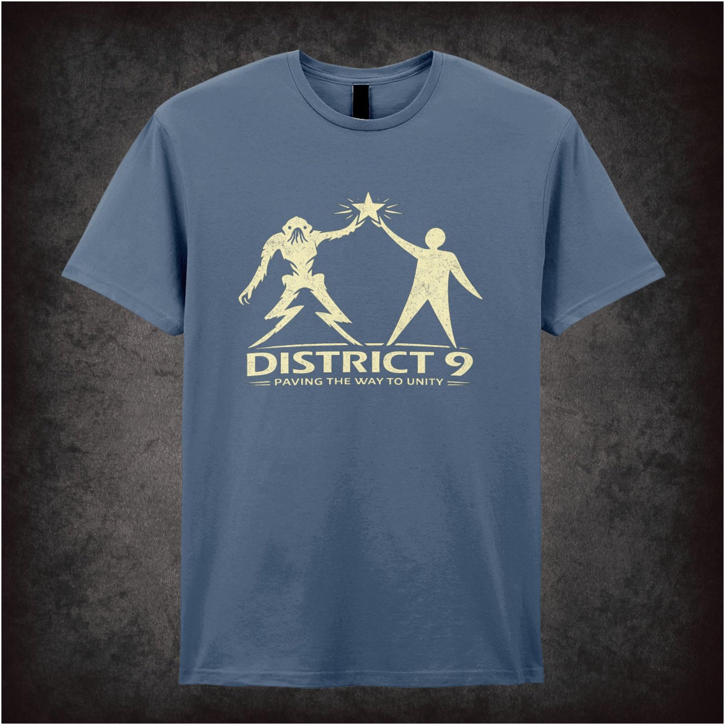 ‘paving the way to unity’ quote T-shirt from District 9