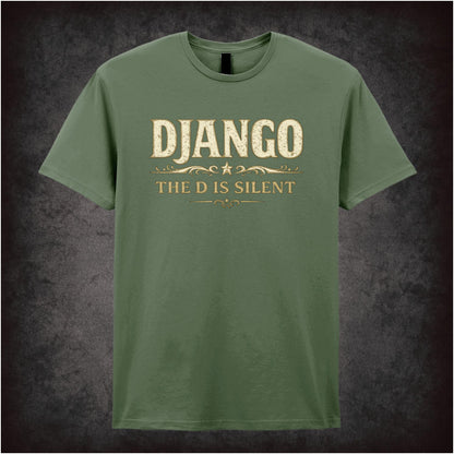 'The D is silent’ T-shirt from Django Unchained