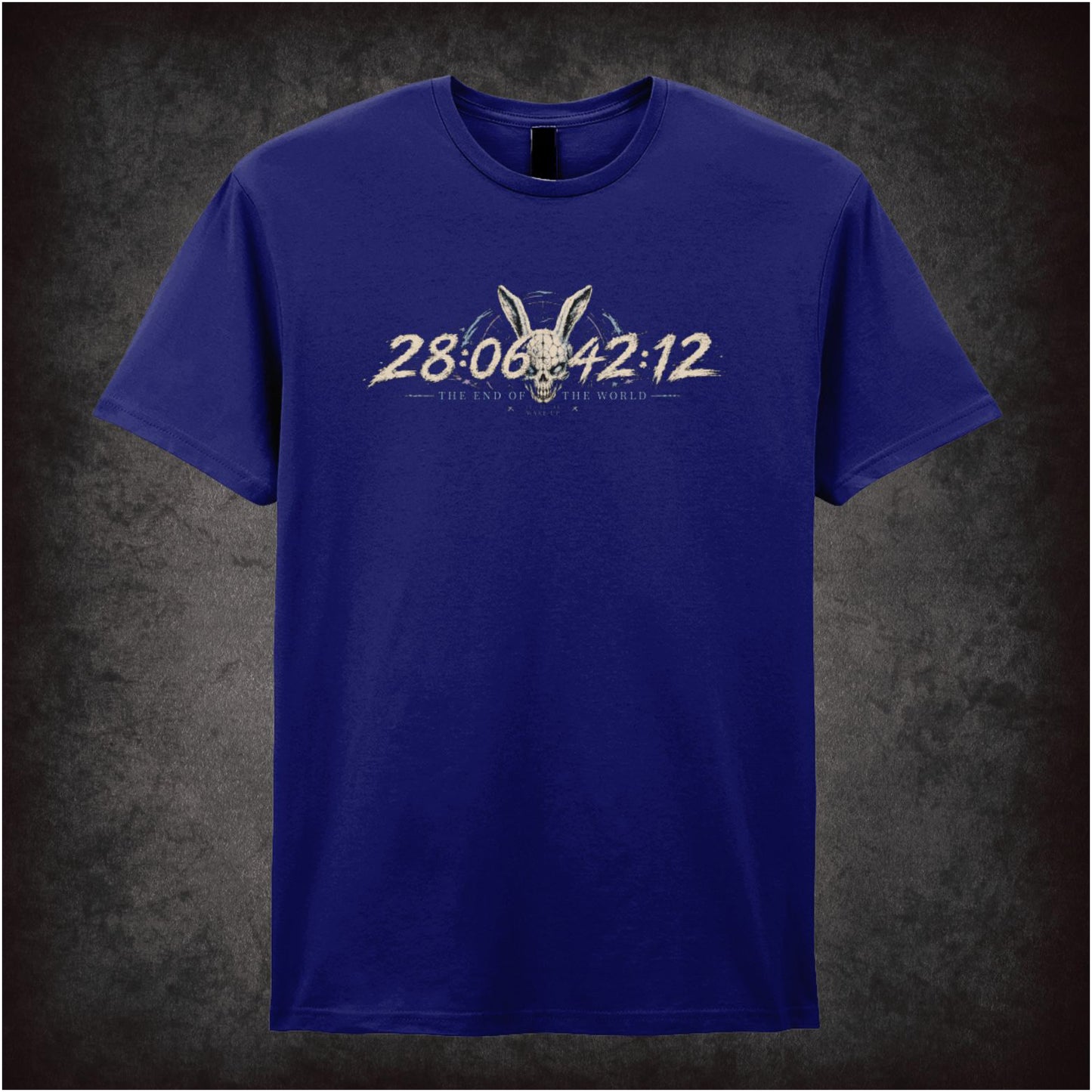 ‘28:06:42:12’ countdown text T-shirt from Donnie Darko