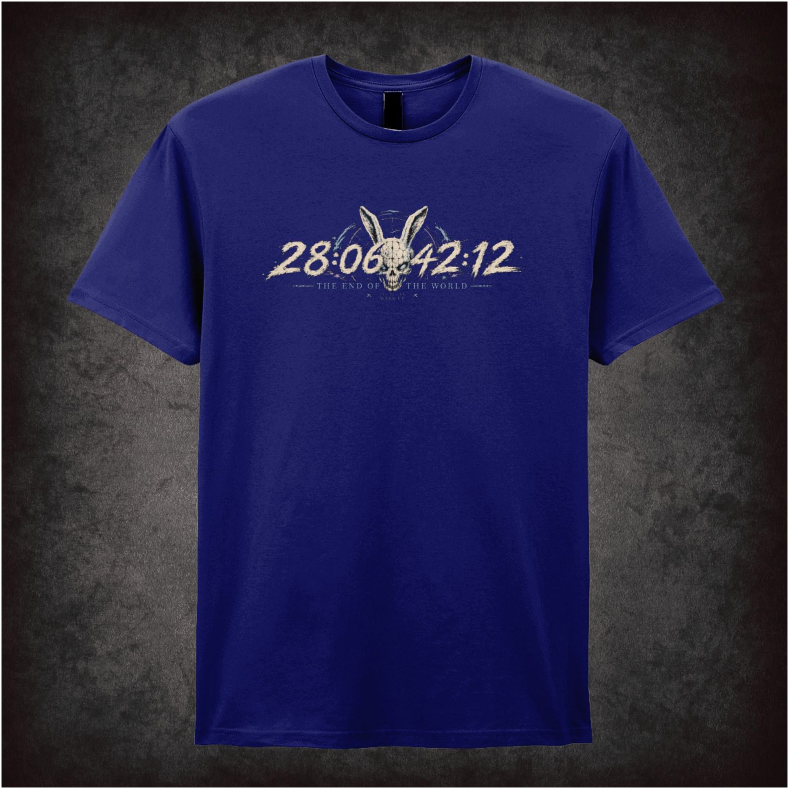 ‘28:06:42:12’ countdown text T-shirt from Donnie Darko