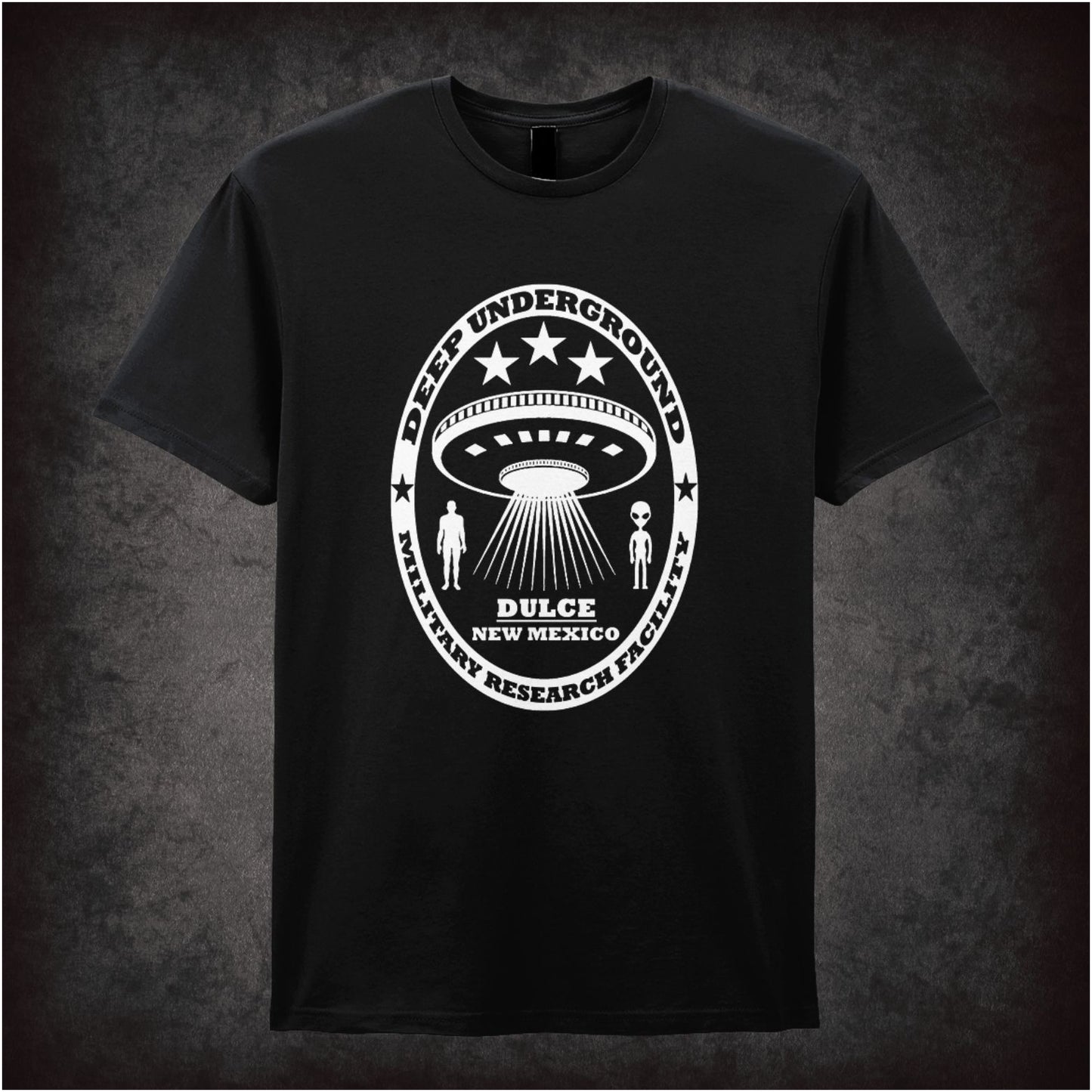 Dulce New Mexico – Deep Underground Military Research Facility Graphic T-Shirt