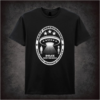 Dulce New Mexico – Deep Underground Military Research Facility Graphic T-Shirt