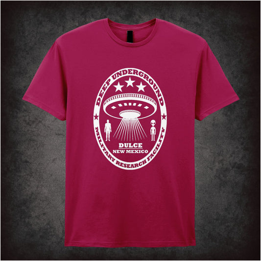 Dulce New Mexico underground base UFO research facility T-shirt