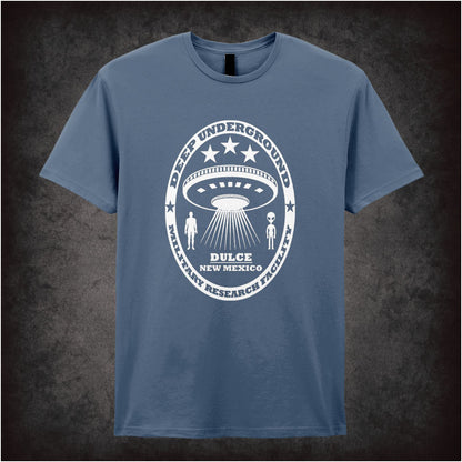 Dulce New Mexico – Deep Underground Military Research Facility Graphic T-Shirt