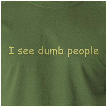 I See Dumb People - The IT Crowd Inspired Unisex T Shirt