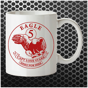 Eagle 5 Captain Lone Starr Hero For Hire - Spaceballs Inspired Mug