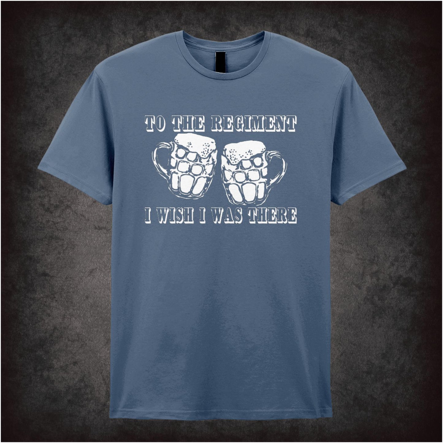 “‘To the regiment… I wish I was there’ T-shirt from Early Doors”