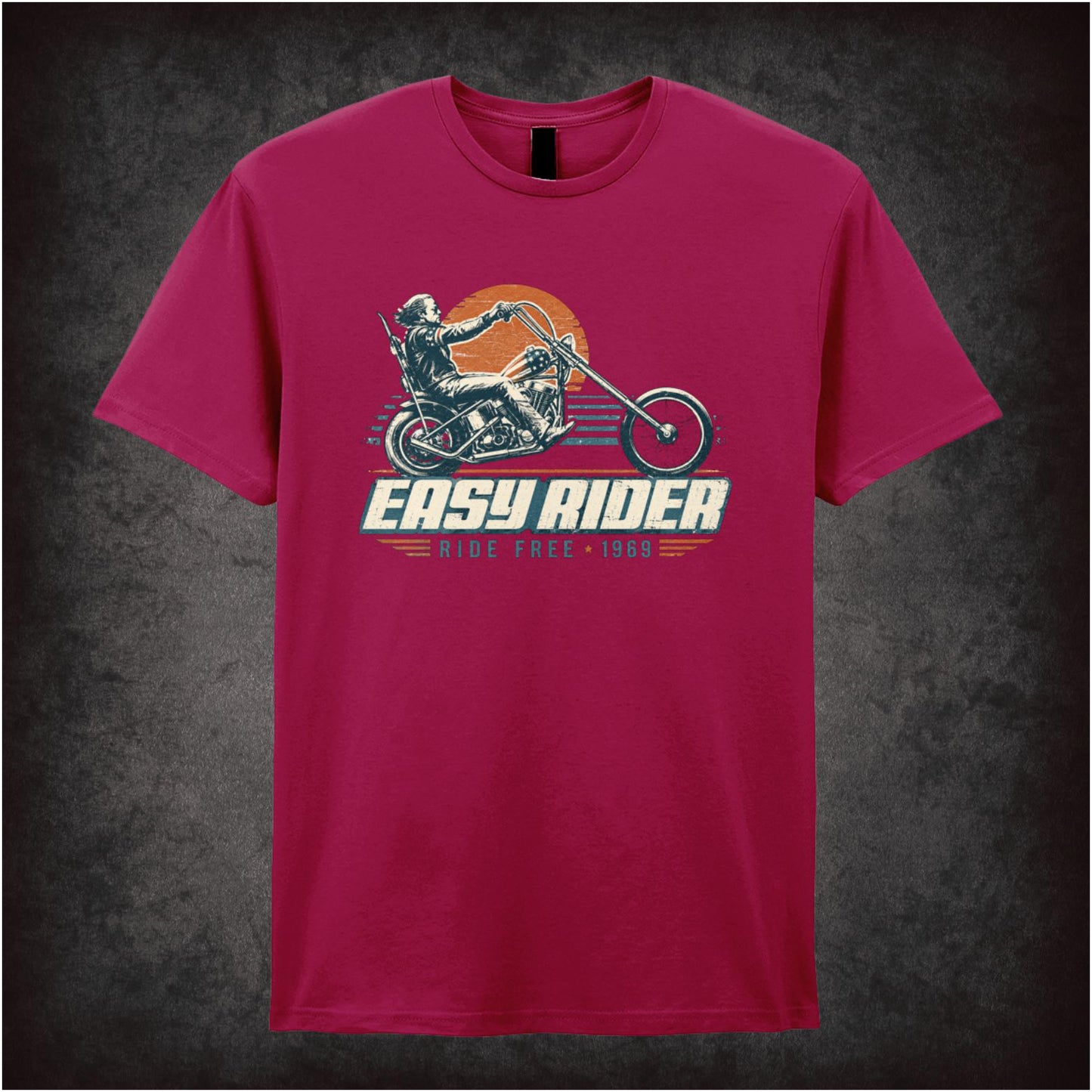 ‘ride free 1969’ text T-shirt from Easy Rider