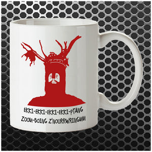 The Knights Who Say Ekki-Ekki-Ptang-Zoom-Boing-Znourrwringmm - Monty Python And The Holy Grail Inspired Mug