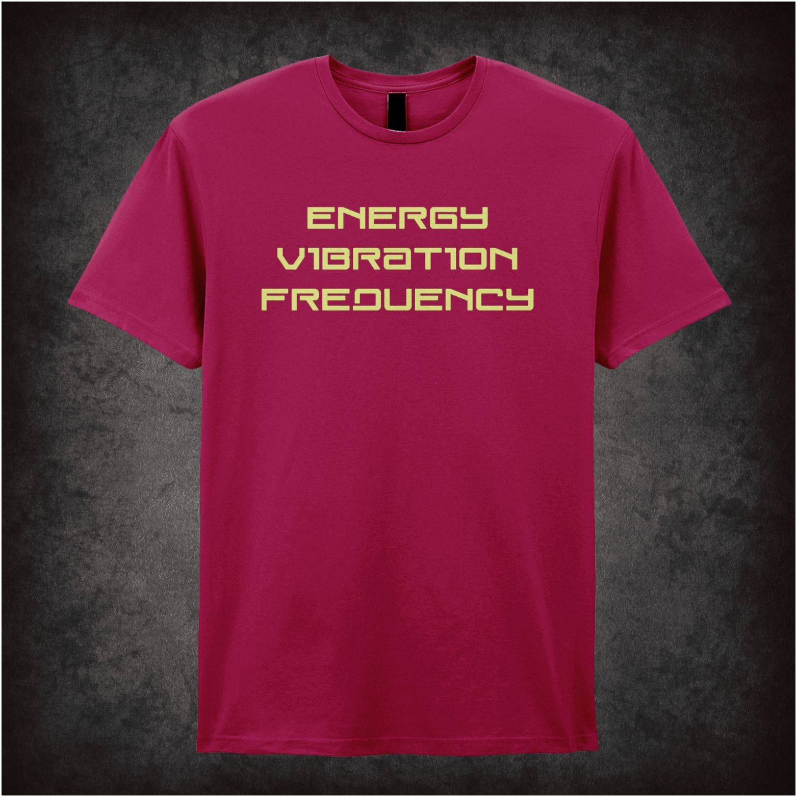 “Energy Vibration Frequency” Tesla quote style T-shirt