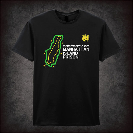 Property of Manhattan Island – Cult Sci-Fi Graphic T-Shirt