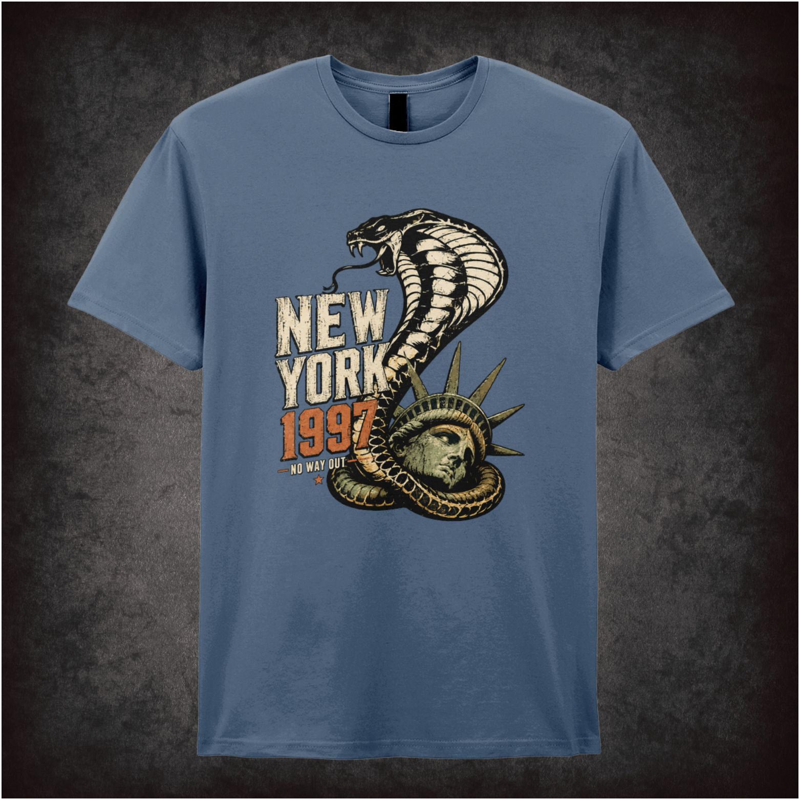 Snake Plissken no way out logo T-shirt from Escape from New York