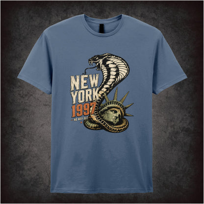 Snake Plissken no way out logo T-shirt from Escape from New York