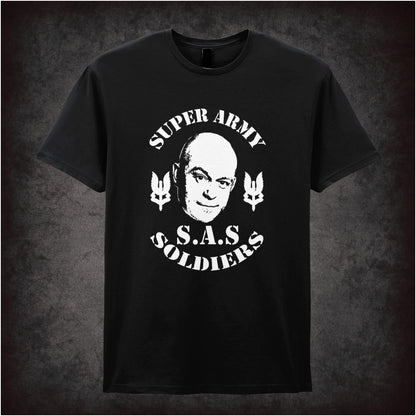 S.A.S. Super Army Soldiers – Cult Comedy Graphic T-Shirt