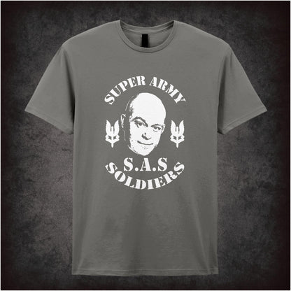 S.A.S. Super Army Soldiers – Cult Comedy Graphic T-Shirt