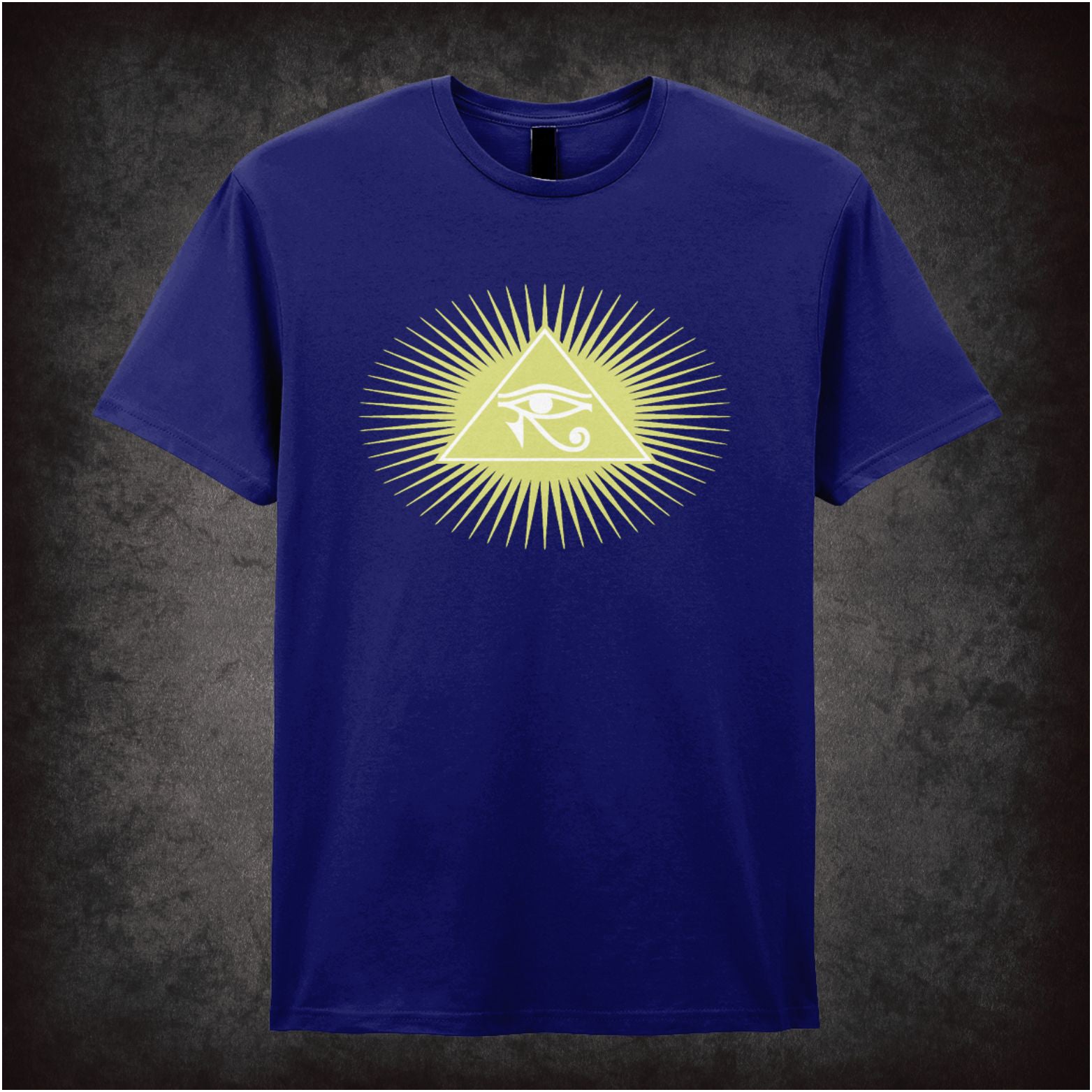 All seeing eye pyramid Eye of Horus symbol T-shirt