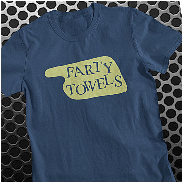 Farty Towels Hotel Sign - Fawlty Towers Inspired Unisex T Shirt