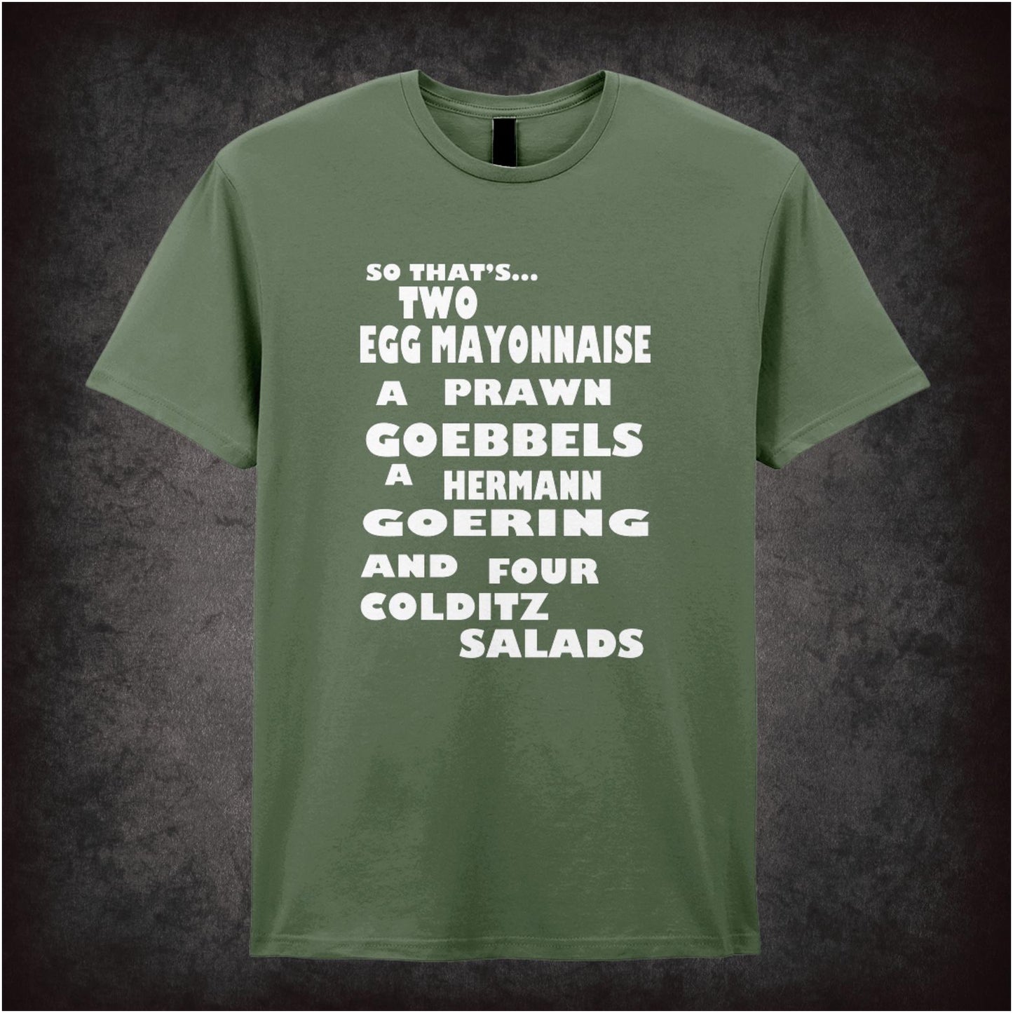 Colditz Salad – Cult Comedy Graphic T-Shirt
