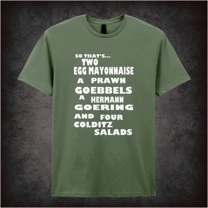 Colditz Salad – Cult Comedy Graphic T-Shirt