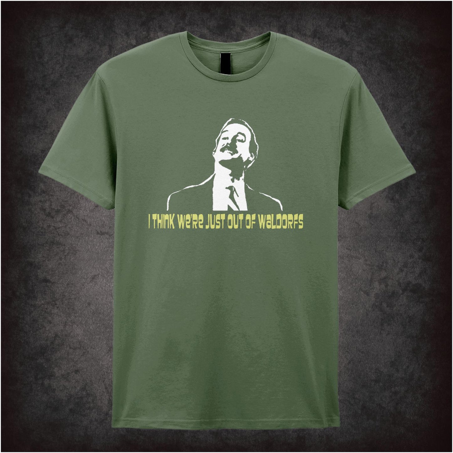 I Think We’re Just Out of Waldorfs – Cult British Sitcom Graphic T-Shirt
