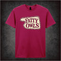 FATTY OWLS HOTEL SIGN T-SHIRT